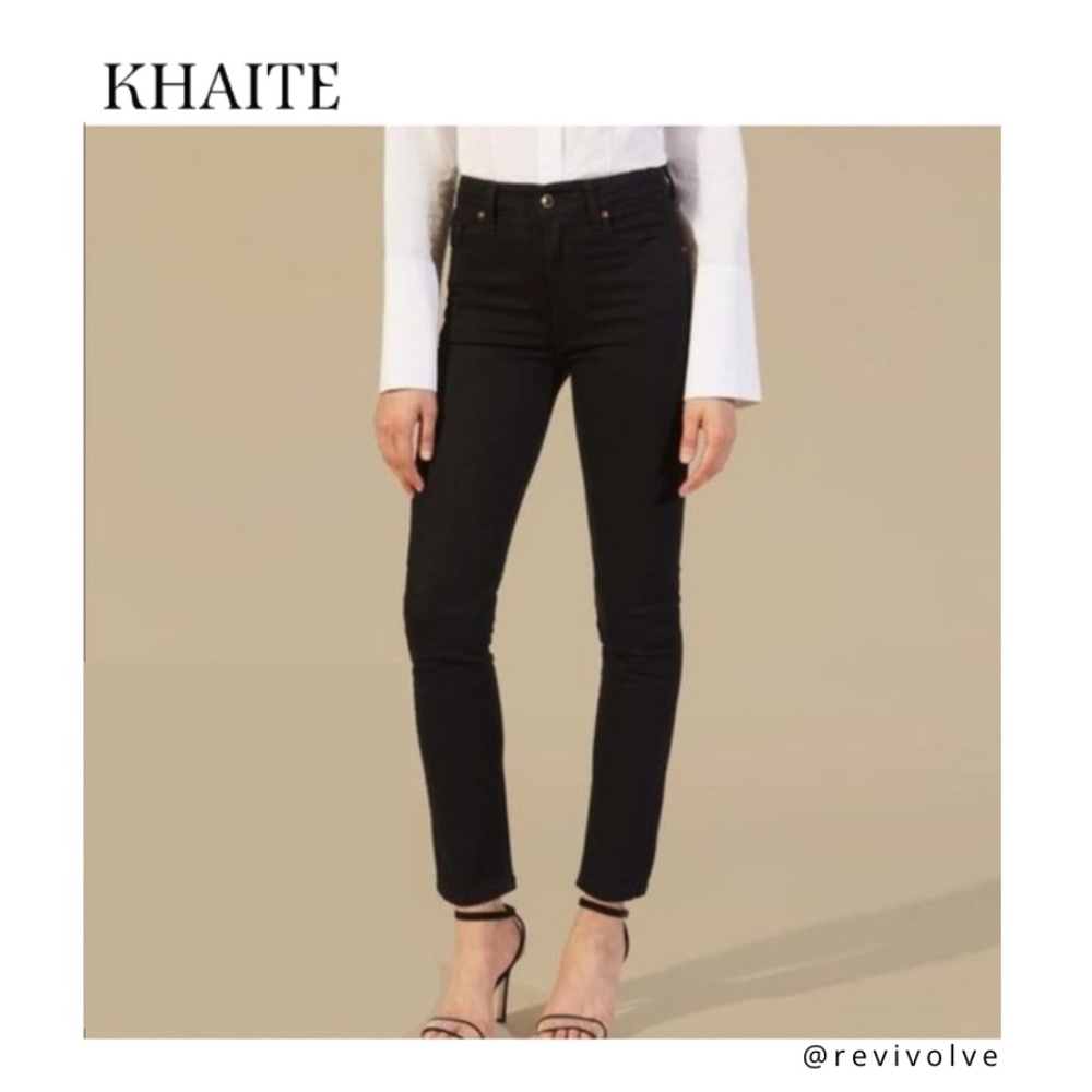 KHAITE Vanessa Jeans in Faded Black, Size 25